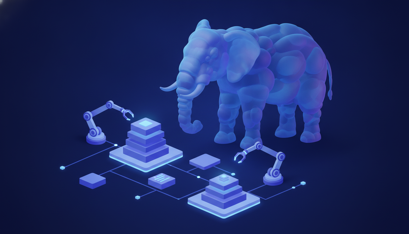 Tidy layered code blocks representing clean PHP code